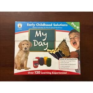 Carson Dellosa Pre-K Early Childhood Solutions School Readiness Curriculum NEW